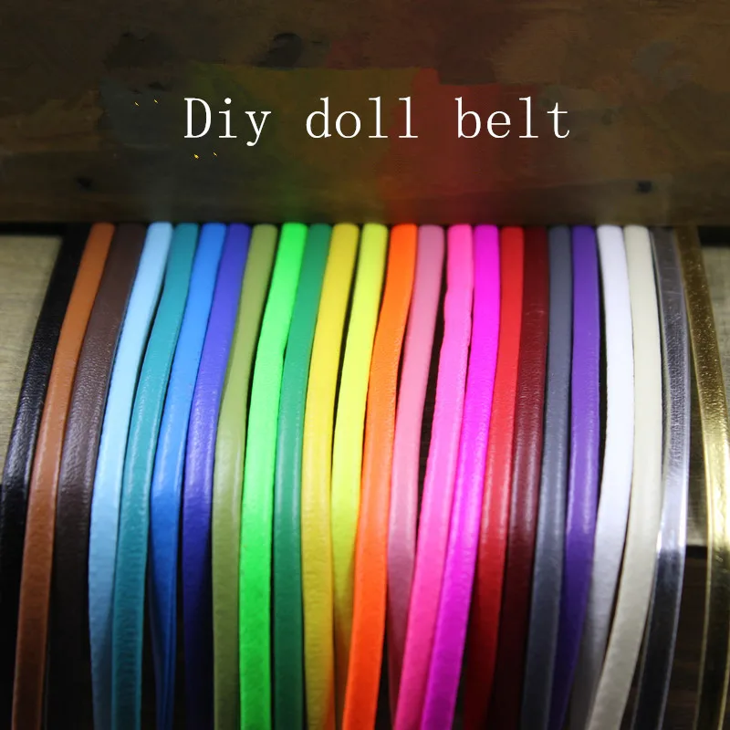 

blyth bjd doll clothes DIY handmade Super mini doll belt long 50cm width 5mm DIY Doll accessories Free shipping