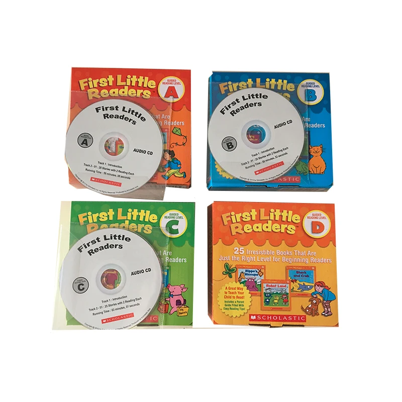 Deixe as Crianças Fácil de Aprender Necessidades com cd Nova Chegada Abcd – Set Primeiro Pequenos Leitores Animais Alimentos Estação Diária 100 Pçs
