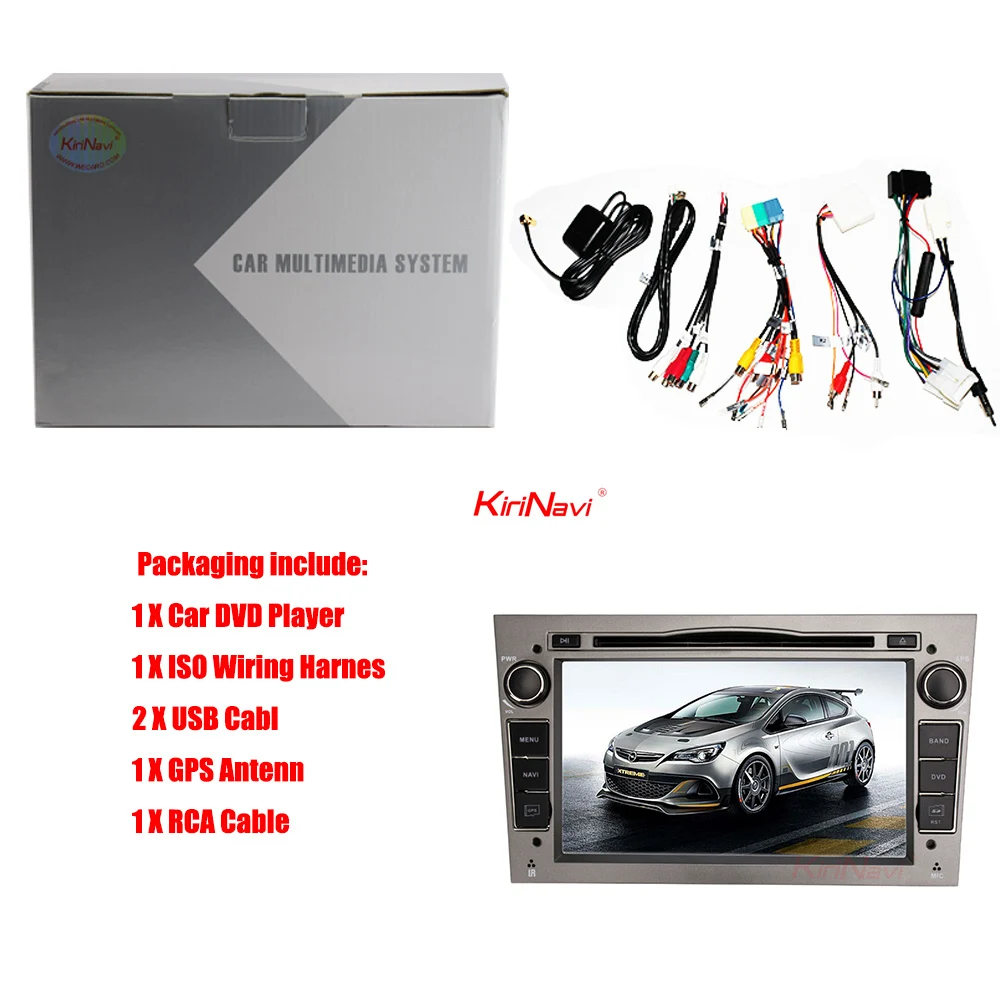 Flash Deal KiriNavi Octa core 4G LET android 7 2 din car radio for Opel ANTARA VECTRA ZAFIRA CORSA MERIVA ASTRA GPS support 4K Video 4G 5