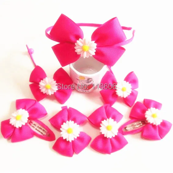 sunflower hairclip and headband5.jpg