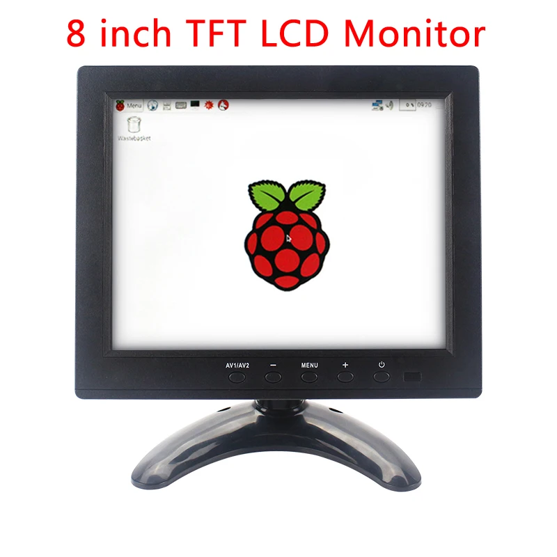 

New Arrival Raspberry Pi 3 Display 8 inch TFT LCD Monitor HD Portable Multi-function Display for PC for Raspberry Pi 3 Model B+