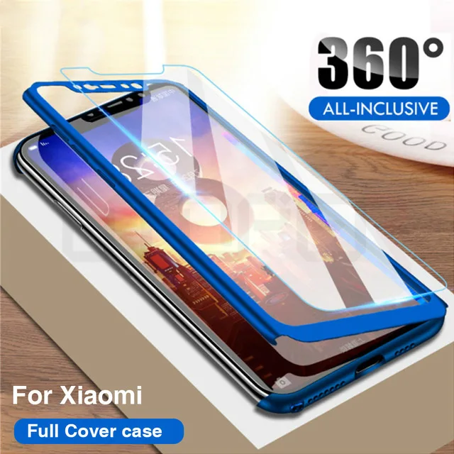 Чехол для Redmi Note 7 360 полный защитный чехол Xiaomi Xiomi Mi 8 Lite A2 6 Pro S2 оболочка |
