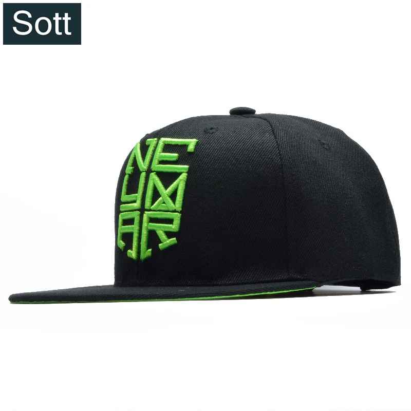 [SOTT] Высокое качество Neymar Snapback cap s регулируемая хип хоп Бразилия Bone Gorras футбольная