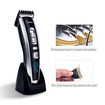 

New Hair Trimmer Srtong Power Electric Clipper With 7 Limit Combs High Quality Cutting Machine Low noise Hair Cutter 38