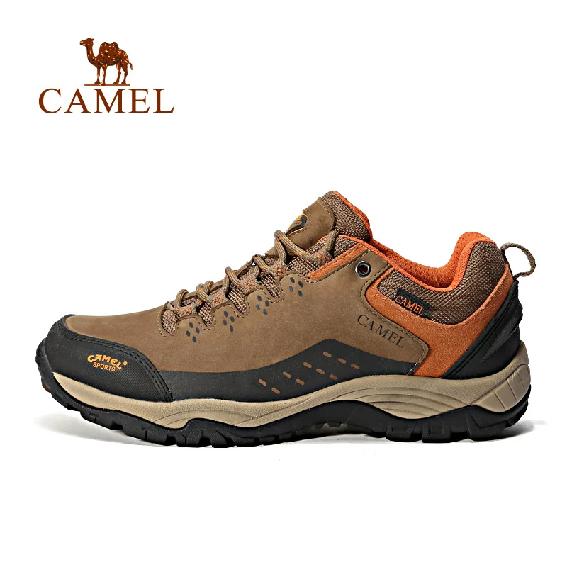 Camel men's hiking shoes 2016 outdoor camping hiking slip-resistant Men wear-resistant shock absorption hiking shoes