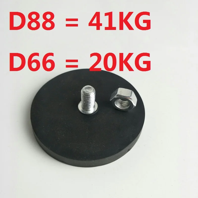 

Portable Rubber Coated Neodymium Magnet bracket Auto Led bar Mounts sucker lamp holder stand for Offroad led work light bar
