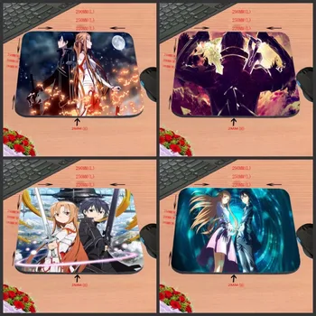 

Mairuige Make Your Own Style Mouse Pad Sword Art Online Kirito and Asuna Customized Computer Laptop Anime Mouse Mat Rectangle