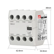 2NO+ 2NC 3NO+ 1NC 1NO+ 3NC 4NO 4NC контактор переменного тока, что связались со мной UA-4 вспомогательный контактор