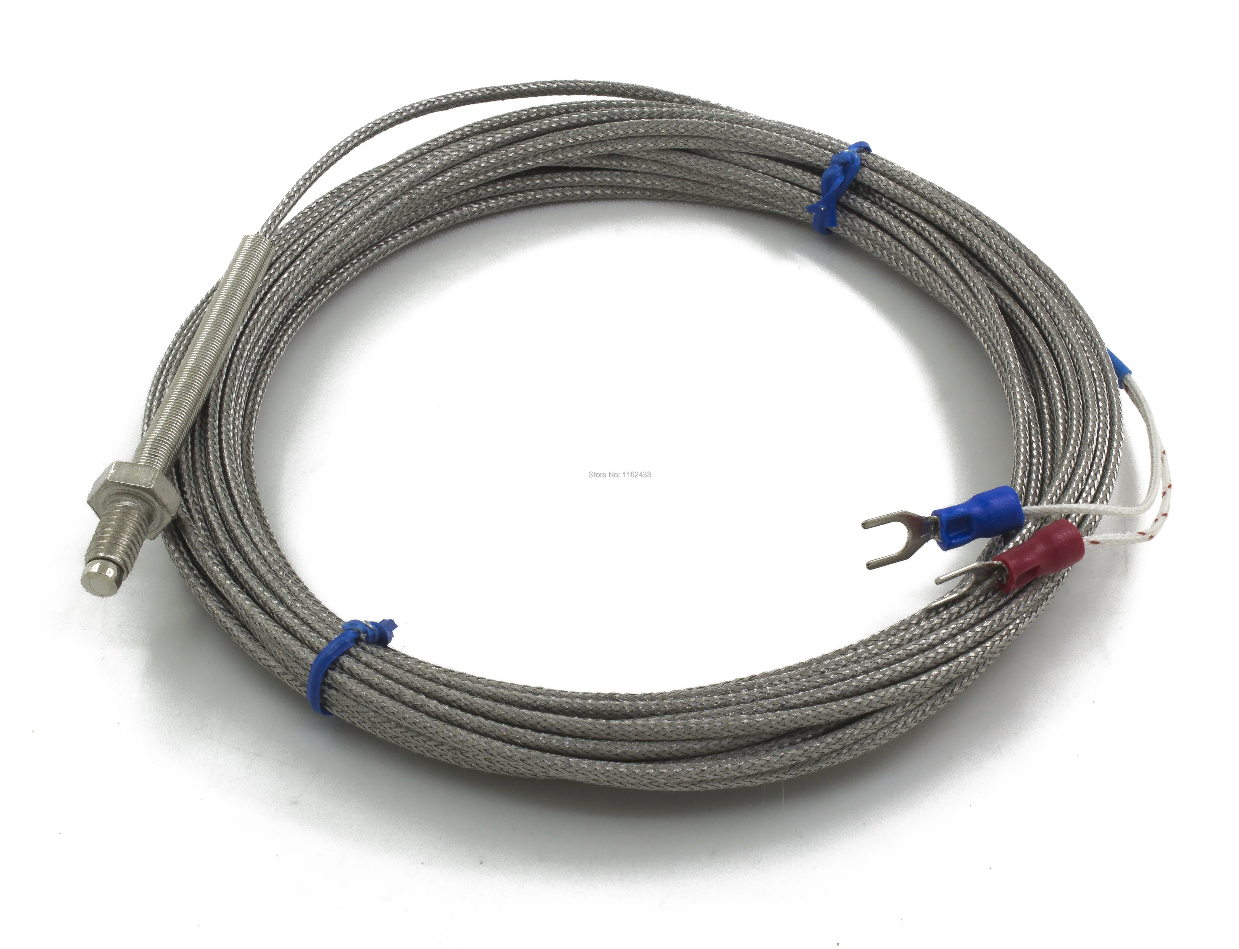 K Type M6 Sonde Thermocouple Thermomètre intégré à haute température Capteur Compteur