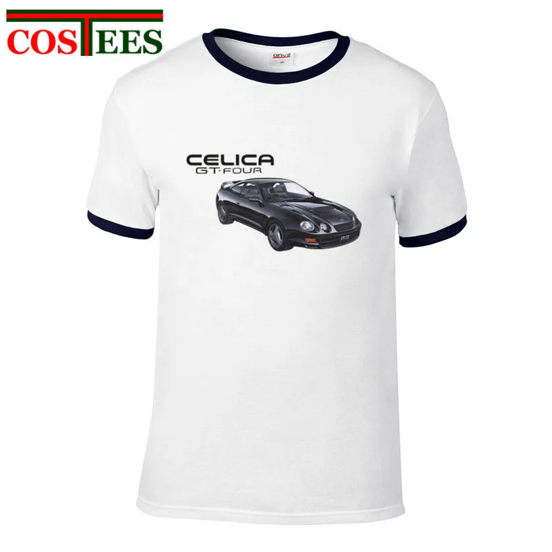Удивительная одежды с принтом Тачки футболка Celica GT четыре футболки для мужчин