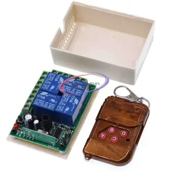 

433Mhz Universal Wireless Remote Control Switch DC 12V 4CH relay Receiver Module With 4 channel RF Remote 433 Mhz Transmitter