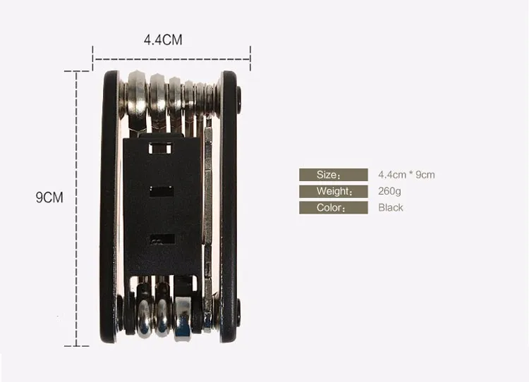 Многофункциональный набор инструментов для велосипеда, дорожный горный велосипед, 16 в 1, многофункциональный набор инструментов, набор для ремонта велосипедных шин, инструмент для велоспорта, Мультитул, новинка