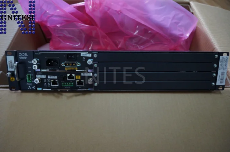 Original ZTE ZXDSL 9806H Access DSLAM ADSL DC &amp AC Power with 2pcs of 24 ports broadband card | Мобильные телефоны и