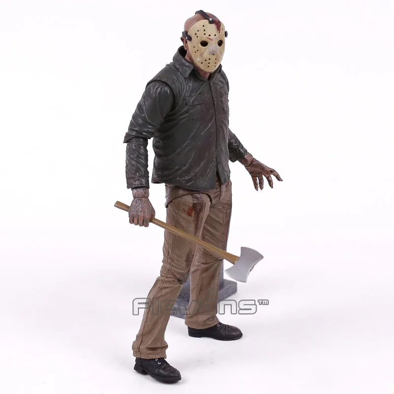 Online NECA Viernes 13 el capitulo Final Jason Voorhees PVC figura de acción coleccionable modelo de juguete