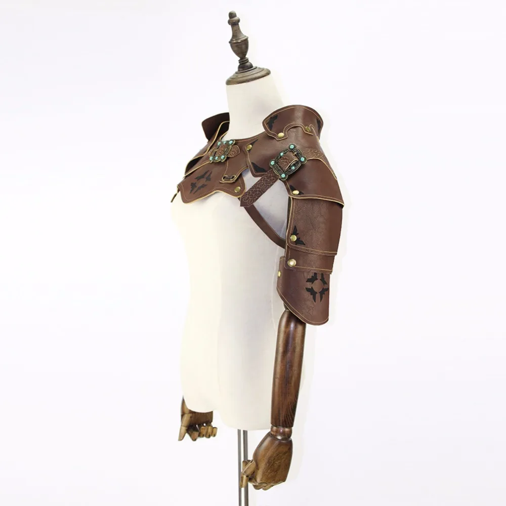 Equipo Duke Punk Cosplay Steampunk de cuero de la PU gótico armadura Vintage porque de desempeño de accesorios para los hombres y las mujeres de Halloween - 2