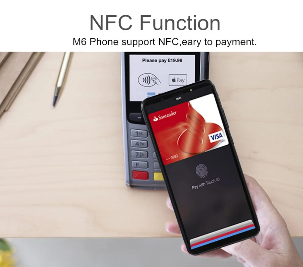 Глобальная версия M6 смартфон 6 ГБ ОЗУ 128 Гб ПЗУ NFC 13 МП Двойная камера тонкий