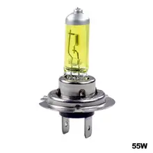 Общие прочный Яркость низкая Мощность автомобиля желтый 300LM 6A свет, 12-тивольтная галогенная лампа для задних фар лампа 100 Вт, 55 Вт