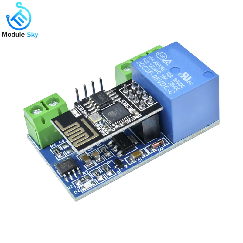 ESP 01S ESP 01 ESP8266 Serial Wifi Relay Module Wireless transceiver