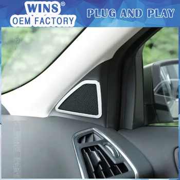 

Car-styling A Pillar horn Cover trim for Ford Kuga 2013-2017 interior conversion audio A Pillar speaker cover trim decorative
