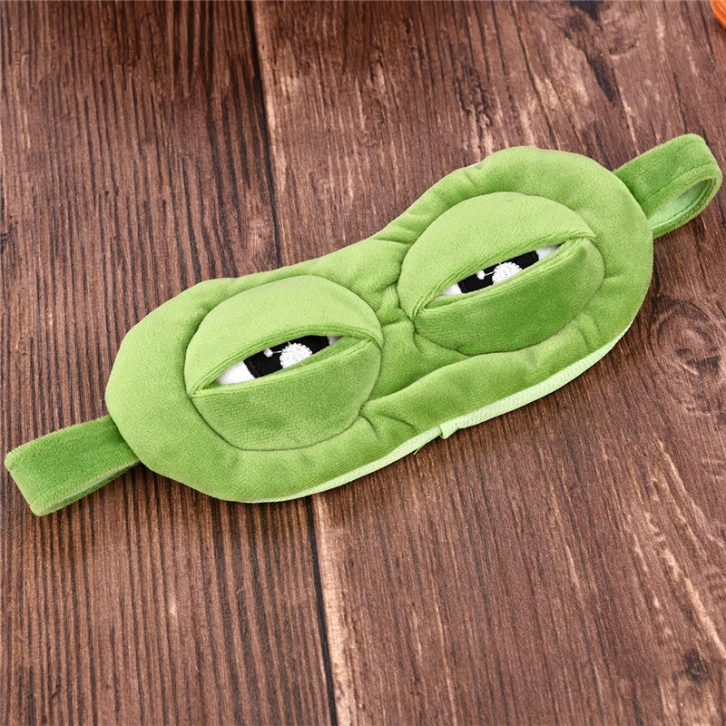 

Funny 3D frog Sleeping Eye Mask Portable Travel Eye Shade Bandage on Eyes for Sleeping Eyeshade Cover Eyepatch P00