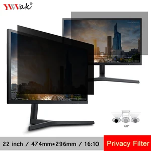 22 inch (474mm*296mm) Privacy Filter LCD Screen Protective film For 16:10 Widescreen Computer Laptop Notebook PC Monitors 22 inch (474mm*296mm) Privacy Filter LCD Screen Protective film For 16:10 Widescreen Computer Laptop Notebook PC Monitors