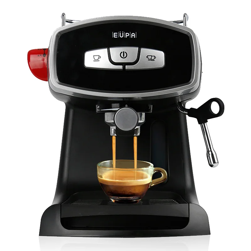 Coffee Machine Semi-automatic Italian Steam Pump Pressure 19Bar Dual Temperature System Milk Foam Coffee Maker