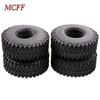 

120MM 1.9" Rubber Tyres / Wheel Tires for 1:10 RC Rock Crawler Car SCX10 90047 D90 D110 TF2 TRX4