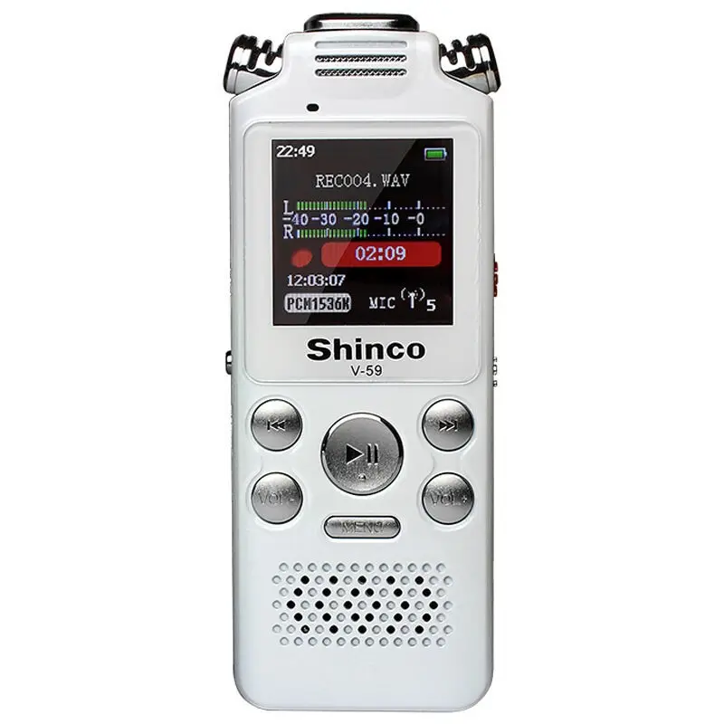 Voice Recorder Dictaphone 8GB Audio Sound Portable Rechargeable
