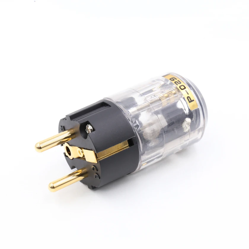 2pieces P-029E EU version hifi power plug hifi audio power cable