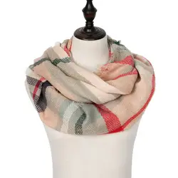 Прямая доставка кольцо шарф для женщин мягкие зимние бесконечность шарфы для кашемир шейный шарф брендовая дизайнерская обувь дамы теплы