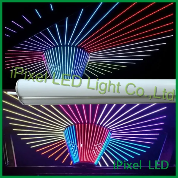 discount rgb dmx led tube light 16pixels dmx512 in led bar rgb tube light