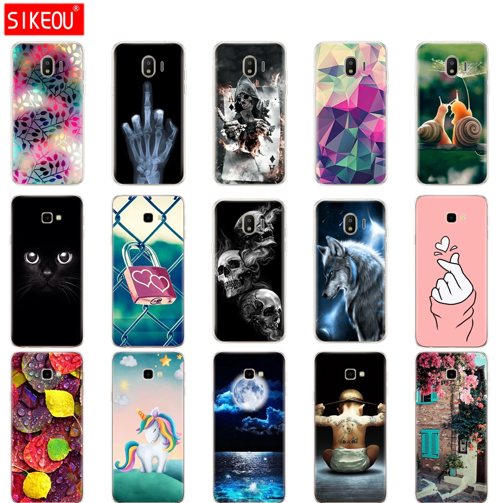 

For Samsung J4 Plus 2018 Case Soft TPU Cover For Samsung J4 Plus J4 Prime sm j415 Silicone Samsung Galaxy J4 2018 EU J400F J400