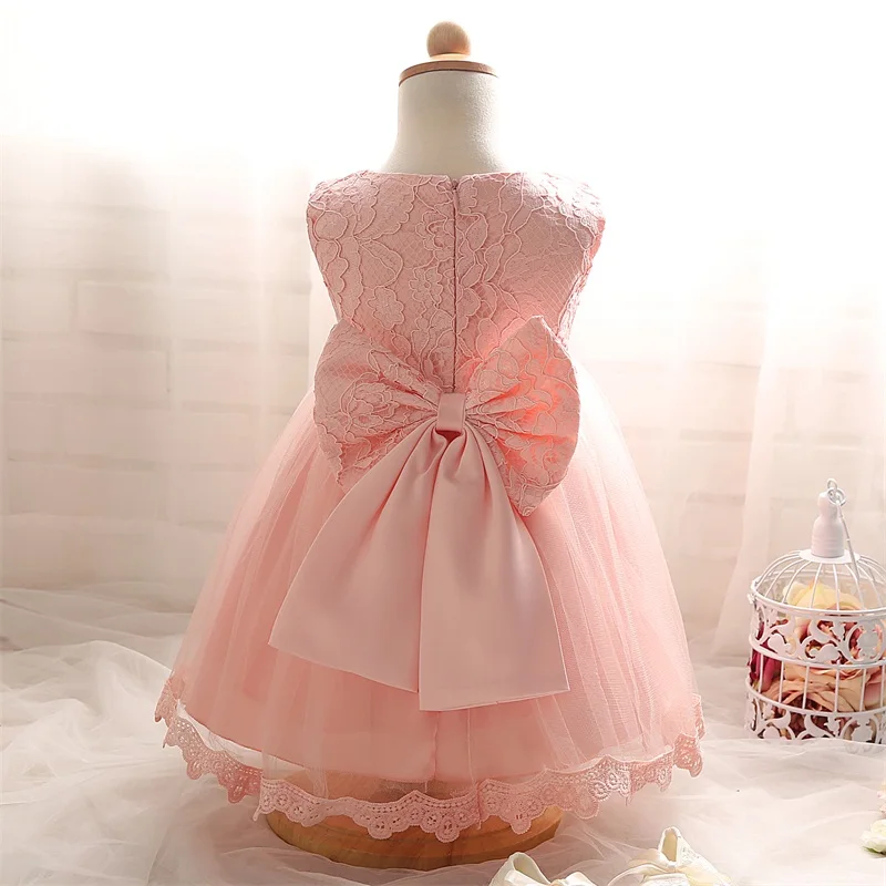 vestido com laço infantil