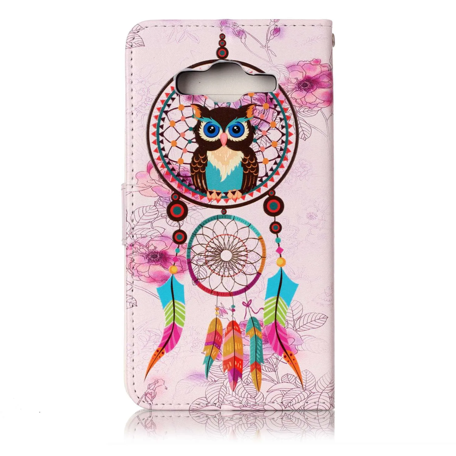 Odwr³Ä Portfel PU Rzemienna Pokrywa dla Samsung J2 Prime Wilk lew Odwr³Ä Portfel PU Rzemienna Pokrywa dla Samsung J2 Prime Wilk lew SOWA ElephantWith Stojak i Funkcja Cameo Ramka na zdjÄcia w Odwr³Ä Portfel PU Rzemienna