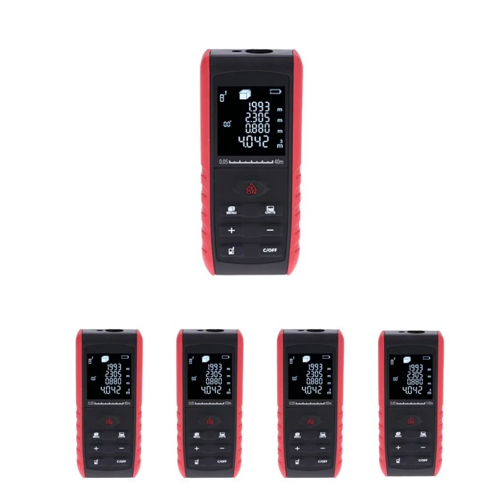 Rangefinder 40/60/80/100m Laser Rangefinder Distance Meter Digital Handheld High Precision Range Finder Tape Measure Rangefinder Rangefinder 40/60/80/100m Laser Rangefinder Distance Meter Digital Handheld High Precision Range Finder Tape Measure Rangefinder