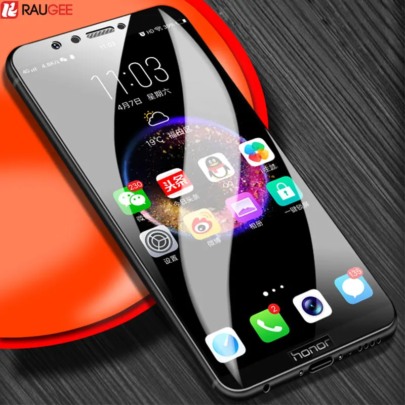 Для huawei P Защитное стекло для смартфонов P Защита экрана смартфона 2.5D полное покрытие закаленное стекло пленка для huawei Enjoy 7 S/P Smart