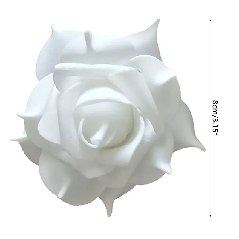 

Romantic Rose Flower LED Nightlight Changing 7 Colors Flameless Candle Lights Lamp for Wedding Party Christmas Home Decor