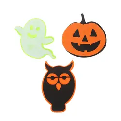Happy Halloween коллекций призрак тыквы Сова Нетканые Войлок патч украшения