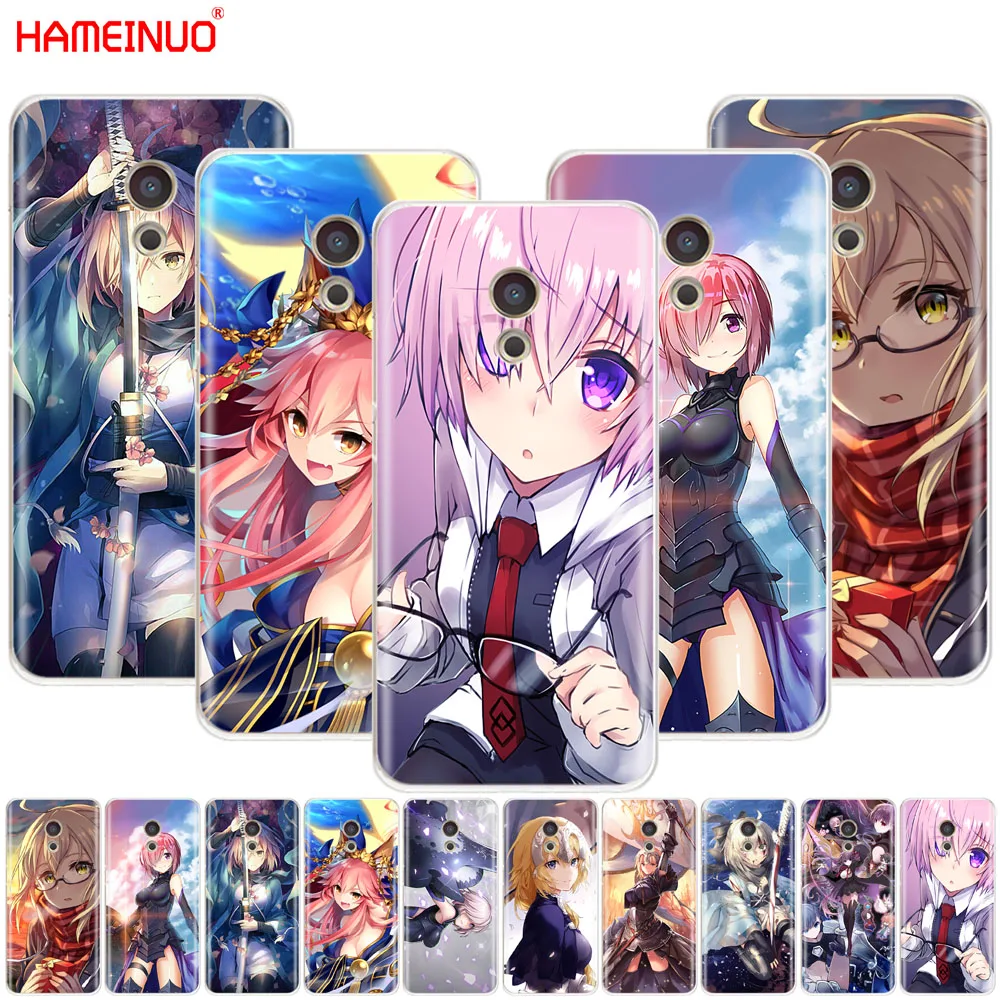 

HAMEINUO Fate Grand Order Anime Cover phone Case for Meizu M6 M5 M5S M2 M3 M3S MX4 MX5 MX6 PRO 6 5 U10 U20 note plus