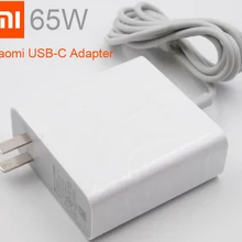 Xiaomi Mi USB-C зарядное устройство 65 Вт Выходная скорость розетка адаптер питания type-C порт USB PD 2,0 Быстрая зарядка QC 3,0 Тип C ноутбук