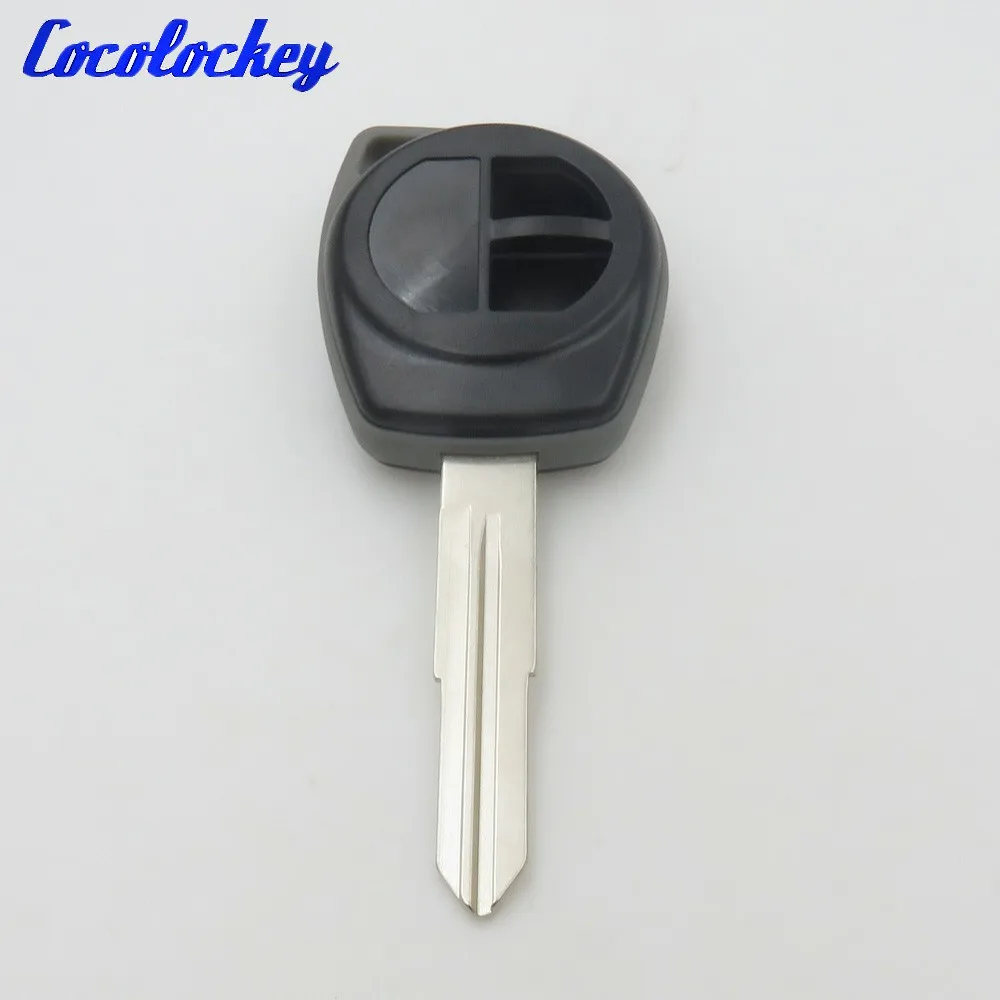 Cocolockey Remote Key Shell Fit for SUZUKI Swift Vitara Liana Ignis SX4 Alto Shell Key 2 Button with SZ11R Blade No Logo