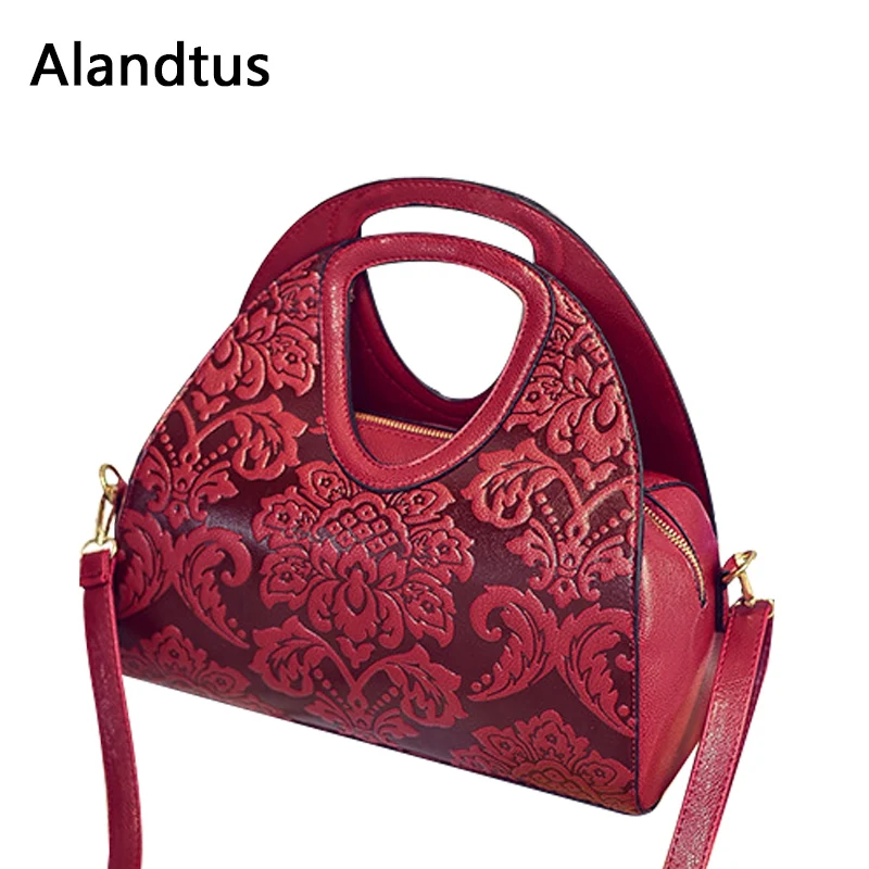 

Alandtus Women Handbag Designer Shoulder Bag For Women Oil Wax Leather Messenger Bag Crossbody Bag Bolsa Feminina Mochilas Mujer