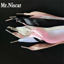 1 пара шириной 3 см тонкие атласные шнурки для ботинок металлическая головка полиэфирные шнурки обувные шнурки для шнуровки дешевые высокого качества