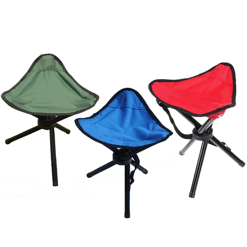 

Outdoor Portable Camping Tripod Folding Stool Chair Foldable Fishing Mate Fold Chair Ultralight Fishing Chairs