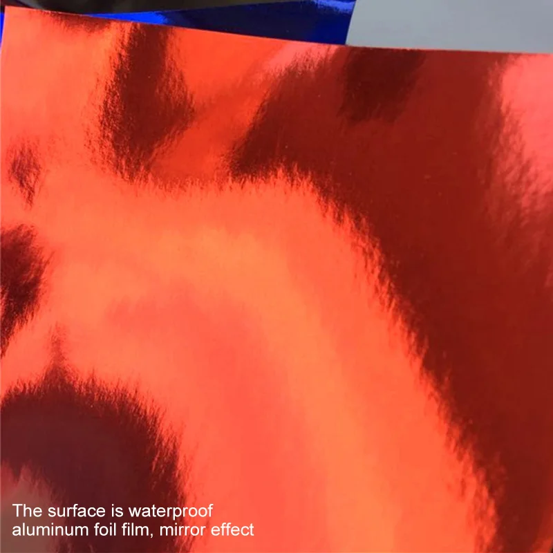 Бумага Из Фольги 15x15 см Скрапбукинг альбом карта бумага для рукоделия художественный металлический режущий штампы водонепроницаемый квадратный оригами зеркальная поверхность бумаги