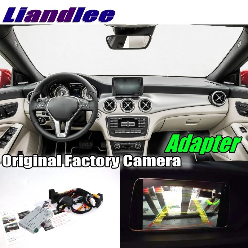 Liandlee Автомобильная камера заднего вида интерфейс декодер адаптера наборы для Mercedes Benz C MB W205~ NTG обновление системы