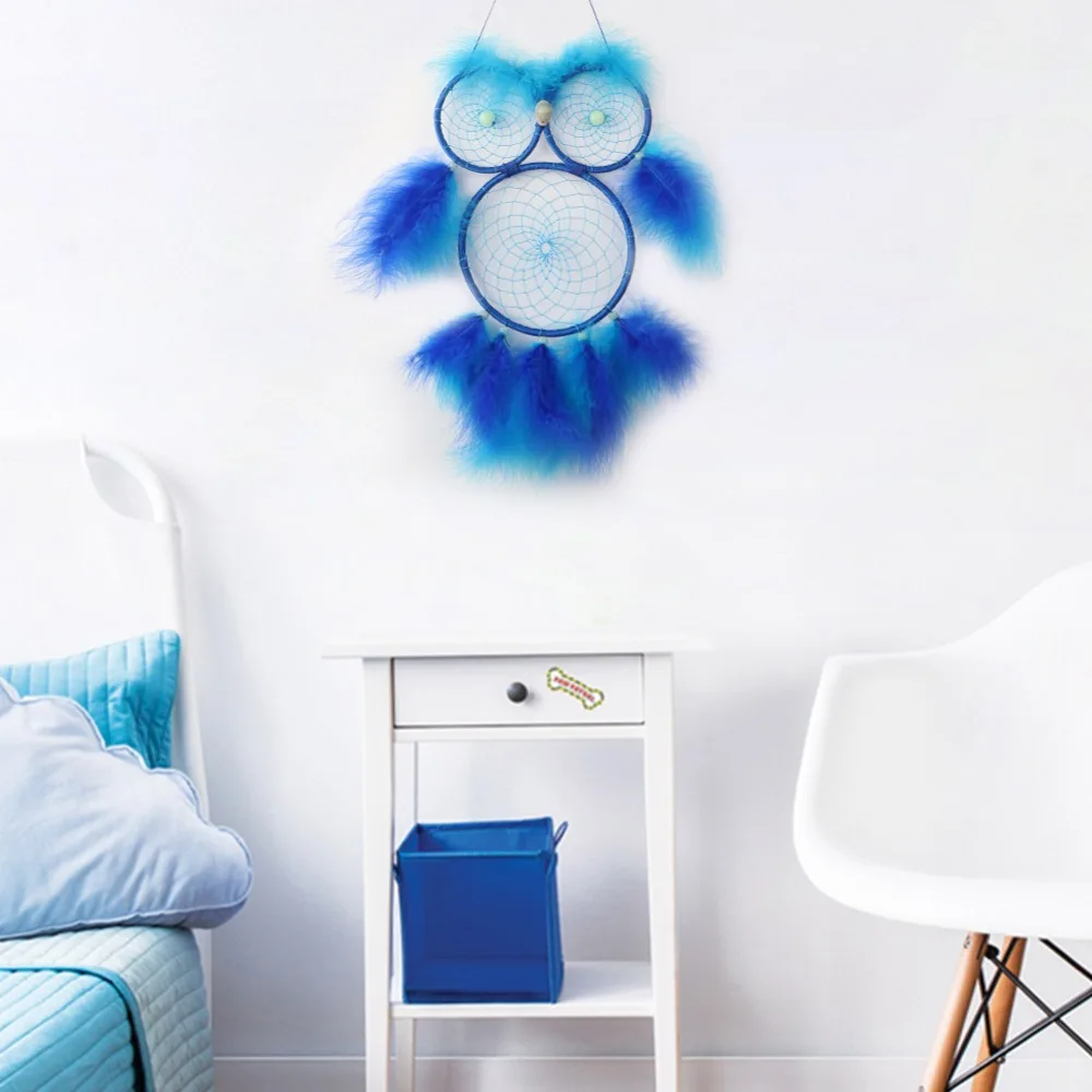 Nuestro cálido atrapasueños Boho decoración para el hogar atrapasueños unicornio Luna búho flor decoración boda fiesta regalos para invitados