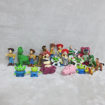 

20pcs/lot Woody, Buzz Lightyear Story Action Figures PVC Toys Kid Toys From Toy Story