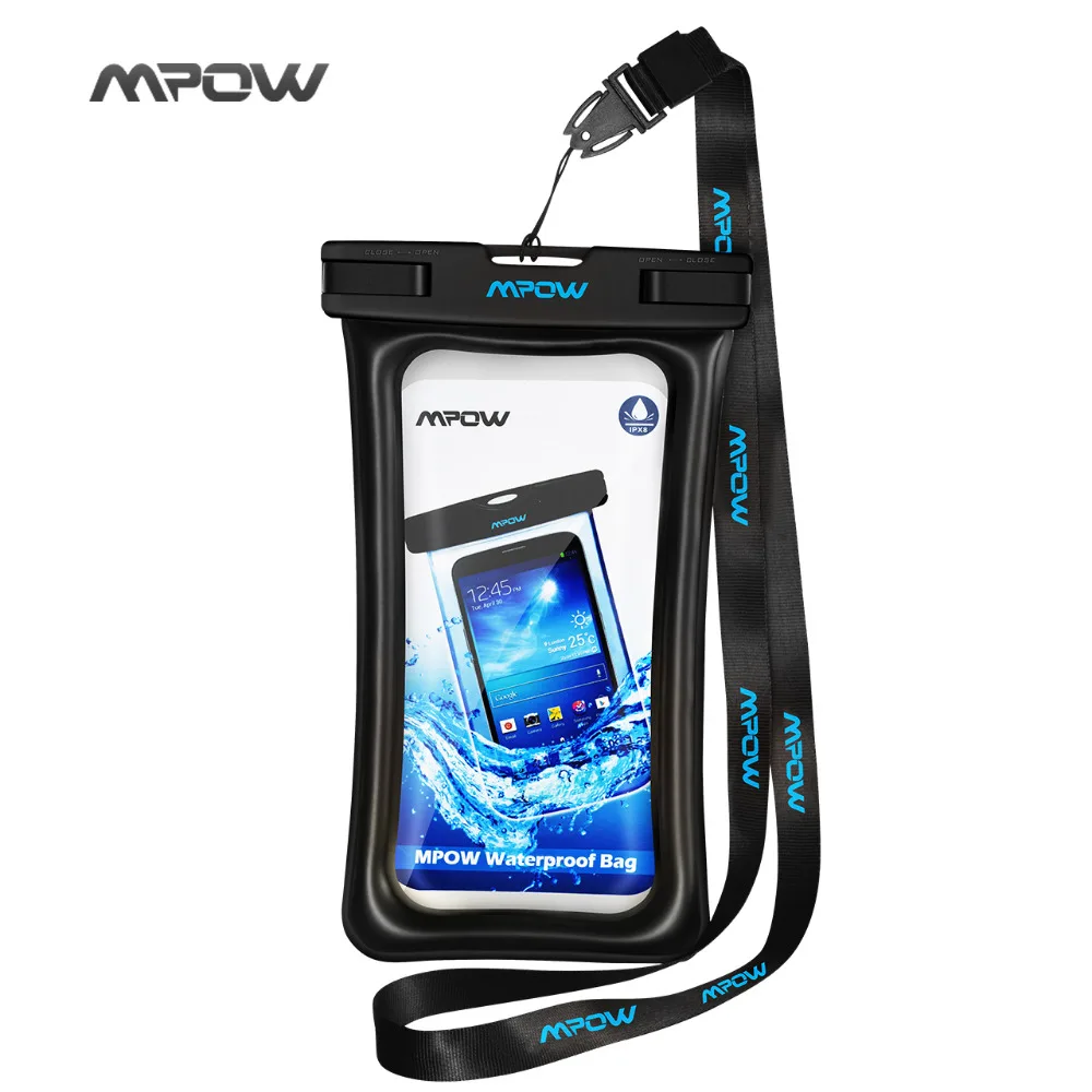 Mpow IPX8 waterproof bag case Universal Mobile Phone Bag