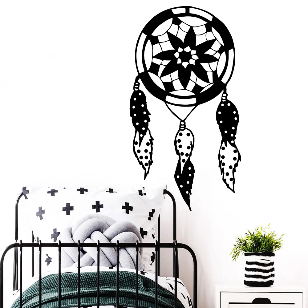

Lovely Dreamcatcher Wall Stickers Vinyl Waterproof Decor For Home Decor Living Room Bedroom Decoration Waterproof Wallpaper